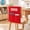 🌻 Red#17, variant on Chair Back Hanging Storage Organizer Multi Pocket with Name Pocket for Classroom