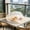 White, variant on Lace Mesh Food Cover Tent, Round Umbrella Dish Net, Collapsible Picnic Fly Protector, Kitchen Table Screen for Outdoor BBQ