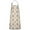 Beige Cow Flower, variant on Pink Checkered Cow Pattern Apron-Garden Aprons for Women with Pockets-Cotton Linen Waterproof Kitchen Cooking Gardening Aprons Adjustable for Kitchen,Cooking,BBQ and Salon 33x27 Inch