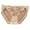 Pink, variant on Ladies Underwear Panties, Womens Underwear, French Novelty Lace Semi Sheer Lace Trim Comfort Bow Mid Rise Brief Black M
