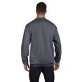 thumbnail image 2 of Champion Mens Double Dry Eco Fleece Crew, L, Charcoal Heather, 2 of 3