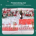 thumbnail image 2 of Injueey Manteles de de Navidad Apariencia Festival Vajilla no tejida Estera Vacaciones de invierno Mantel individual universal Cocina Restaurante Kits de decoración para fiestas Fondo gris Injueey HA069763-02, 2 of 6