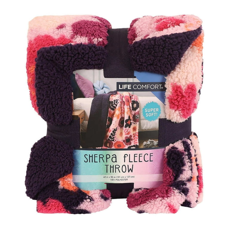 Plush Sherpa Fleece Blanket – Everlasting Comfort