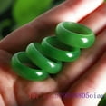 thumbnail image 3 of K-KED Green Jade Ring Real Natural Genuine Chinese Charm Delicate Jewelry Fashion Carved Crafts-4, 3 of 8