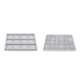 thumbnail image 4 of Caja de almacenamiento de joyas Sonducket estuche portátil 12 rejillas, 4 of 6