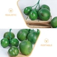 thumbnail image 3 of HEMOTON Tropical Fake Coconuts for Decoration Lightweight Plastic Coconuts Models Green Color 2 Pieces, 3 of 8
