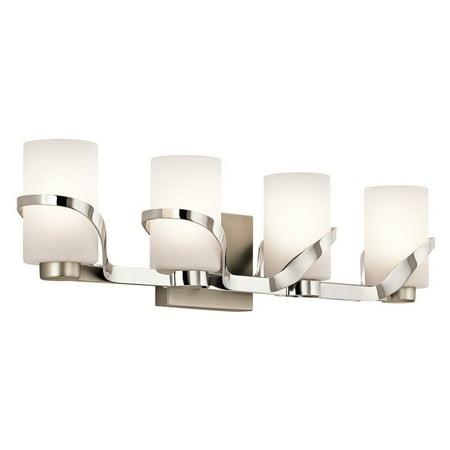 Bathroom Vanity Lights Kichler kichler stelata 45630pn 4 light bathroom vanity light - walmart Bathroom Vanity Lights Kichler kichler stelata 45630pn 4 light bathroom vanity light - walmart