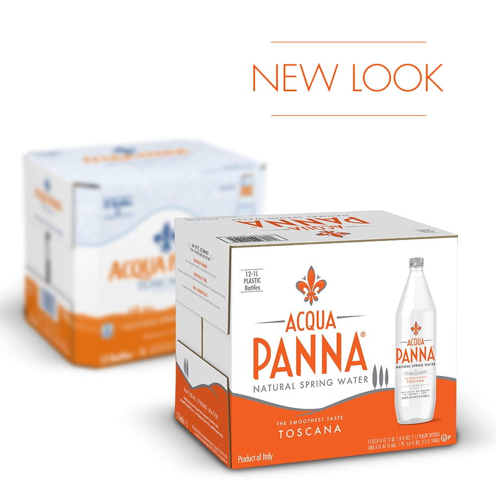 Acqua Panna Natural Spring Water 33 8 Oz Plastic Bottles 12 Pack 33 8 Fl Oz 12 Count Walmart Com