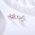 thumbnail image 4 of arete de plata de ley 925 Axolotl hipoalergénicos, regalos de joyería de Axolotl para mujer, Plata de ley, No es una piedra preciosa, 4 of 4