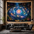 thumbnail image 6 of Koi Pond At With Night, Mystical Fantasy for Space Lovers, Galaxy Room Decor Room Decor Statement, Mother's Day Gift, Tapestry Wall Hanging for Bedroom and Dorm, 6 of 7