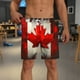 thumbnail image 4 of Pantalones Cortos para Hombre de Cintura Elástica con Bolsillos Pantalones de Playa de Impresión Casual, Poliéster Ligero de Moda para la Primavera Verano Al Aire Libre Y el Uso Diario, 4 of 5