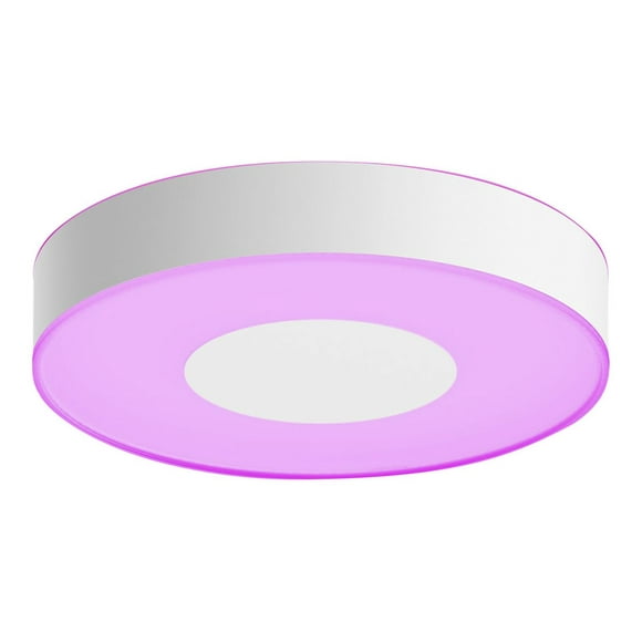 Philips Hue Infuse Medium Ceiling Lamp, White - White and Color Ambiance Color-Changing Smart LED Light - 1 Pack - Control with Hue App - Compatible with Alexa, Google Assistant, and Apple Homekit.