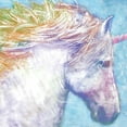 thumbnail image 2 of Cusson, Marie Elaine 12x12 White Modern Wood Framed Museum Art Print Titled - Colorful Unicorn, 2 of 4
