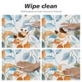 thumbnail image 4 of HENGT Autumn Fall Round Tablecloth Thanksgiving Tablecloth Watercolor Fallen Leaves Decorative Table Cloth with Waterproof Polyester for Holiday Kitchen Dining Room Outdoor Patio Party White, 4 of 7