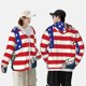 thumbnail image 4 of Fotbe American Astronaut Runs Forward Chaqueta con Protección Solar UPF 50+ para Hombre y Mujer, Camisa con Capucha y Bolsillos-3X-Large, 4 of 7