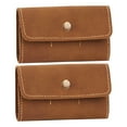 thumbnail image 4 of UPGRATOR 2Pcs Brown PU Memory Card Holder for Outdoor Use with Organization Functionality, 4 of 8