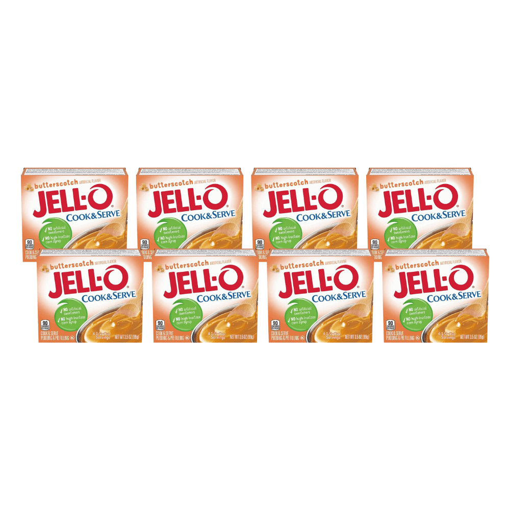 JellO Cook and Serve Pudding and Pie Filling, Butterscotch, 3.5 OZ