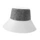 thumbnail image 4 of Sombrero de sauna Accesorios de sauna Protege cabello del sobrecalentamiento Durabilidad Regalo portátil Ligero Protección para cabello Cómodo Estilo A gris blanco, 4 of 8