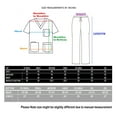 thumbnail image 2 of LEADERTUX Unisex Medical Apparel Doctor Nurse Reversible Uniform Scrub Pants XS-3XL?, 2 of 2