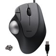 thumbnail image 1 of Conexión USB-A cableada Trackball ELECOM IST negra (M-IT11URBK), 1 of 9