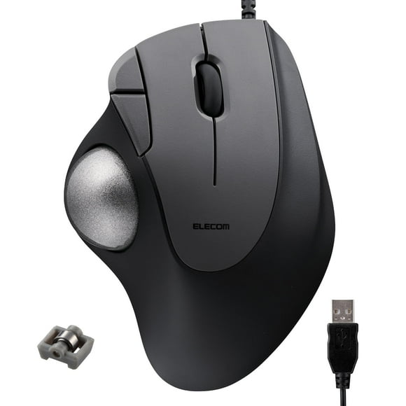 Conexión USB-A cableada Trackball ELECOM IST negra (M-IT11URBK)