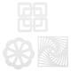thumbnail image 1 of 3 Pcs Coaster Molds for Resin Casting,Silicone Coaster Molds, for Epoxy Resin DIY Square Round Cups, 1 of 5