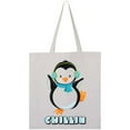 thumbnail image 3 of Inktastic Chillin Penguin Tote Bag, 3 of 4