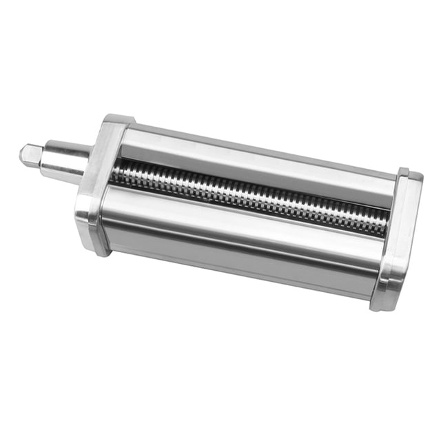 Appareil à Pâtes en Acier Inoxydable pour Spaghetti, Rouleau à Pâtes en Acier; Accessoire Mélangeur de Type Vertical de Rouleau à Pâtes de Remplacement pour KitchenAid, Type Mince