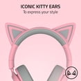thumbnail image 3 of Razer Kraken Kitty V3 X Wired Kitty Headset for Gaming, 3.5mm, Quartz, 3 of 12