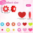 thumbnail image 2 of 12Pcs Tennis Vibration Dampener, Tennis Racket Shock Absorbers Colorful Flower and Heart-Shaped Silicone Dampener for Tennis Racquet String Dampener, 2 of 7