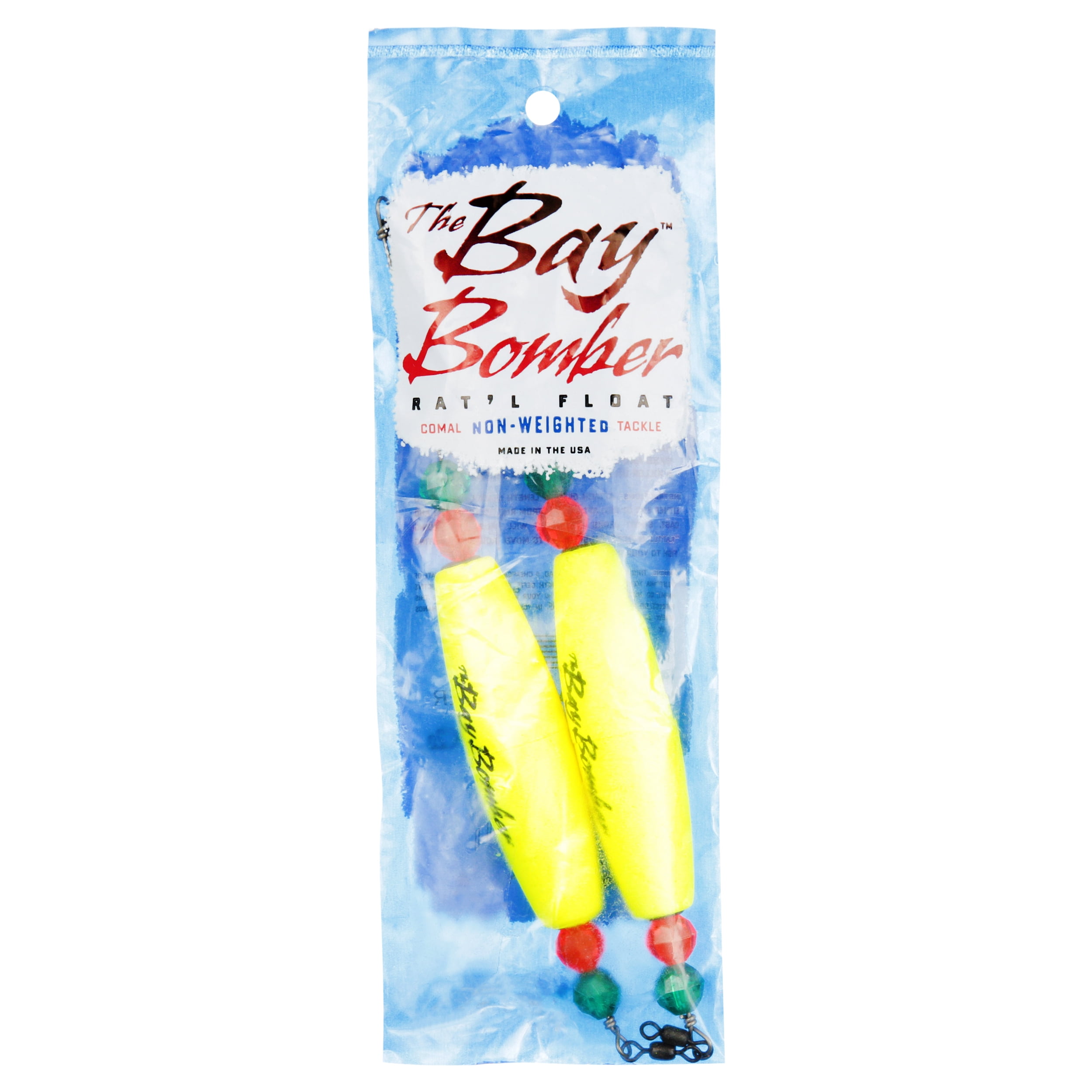 Comal The Bay Bomber™ Non-Weighted Tackle Rat'L Float 2 ct Pack