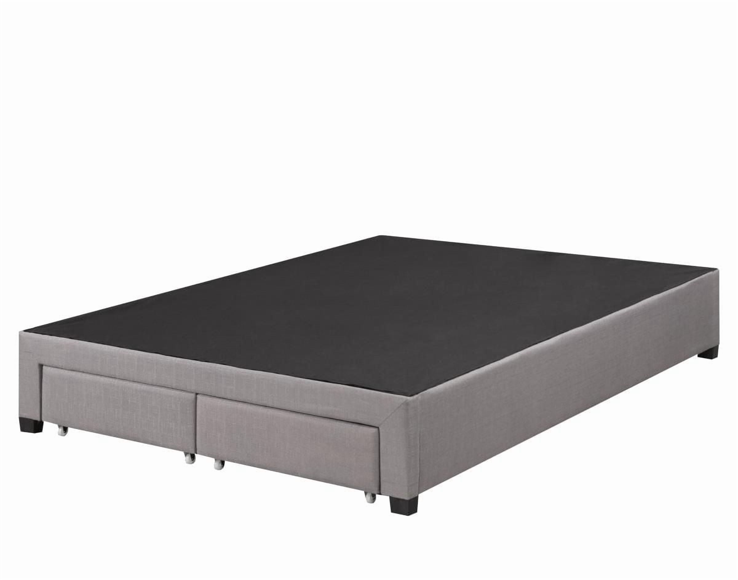 Emil Queen Platform Bed Base, Grey
