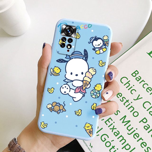 For Redmi Note 11 11S 4G Note11 Pro 11 Pro Plus 5G Funda Case Kuromi Rabbit Kawai Cartoon Anime Soft TPU Phone Cover Sanrio?Bags FJH FJH FJH