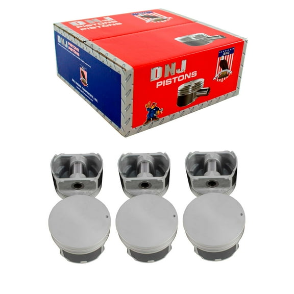 DNJ P4132 Std. Complete Piston Set Fits Cars & Trucks 05-11 Ford L Rover Explorer 4.0L SOHC 12v