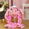 thumbnail image 2 of Gorro de cosplay con forma de unicornios brillantes, de felpa, cálido, para adultos y niños, 2 of 2