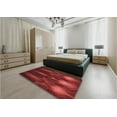 thumbnail image 5 of Ahgly Company Machine Washable Indoor Square Transitional Crimson Red Area Rugs, 4' Square, 5 of 7