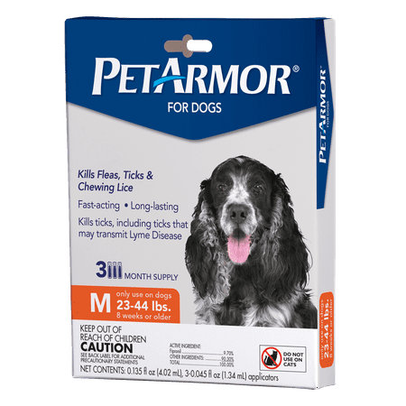 UPC: 0815249012864 | PetArmor Flea & Tick Prevention for Medium Dogs with Fipronil (23 to 44 Pounds)  3 Monthly Treatments