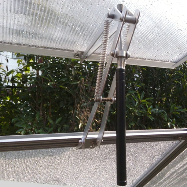 Abridor automático de ventilación de invernadero Abridor de ventanas Kit de ventilación automática Manual Aluminio Abridor de ventilación de techo de invernadero Cilindro de ANGGREK Otros