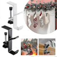 thumbnail image 4 of 4pcs Clamp-On Utility Hook for Handbags Backpack - Under Table Mount Holder Bag Hanger, Table Organizer for School & Office, 4 of 5