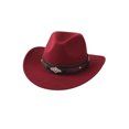 thumbnail image 5 of LILIYA Womens Western Cowboy Hat, Classic Wide Brim Breathable Beach Cowgirl Headwear with Decorative Band, Lightweight Sun Protection Summer Hat, 5 of 5