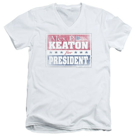 - Family Ties Alex For President Mens V-Neck Shirt