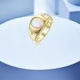 thumbnail image 2 of Retro 925 Sterling Silver 14k White Gold Plated Birthstone Rings | Rings For Women, Ring Size: 5, 2 of 3