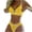 Yellow, variant on Lindreshi Sexy Lingerie for Women Set Women's Lace Sexy Three-Point Gathered Lace Female Sexy Lingerie Suit