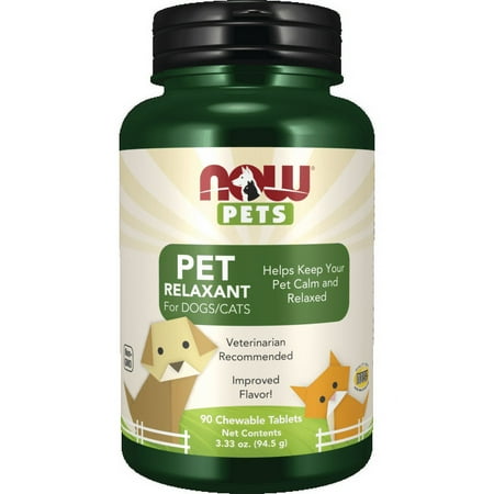 UPC: 0733739043108 | NOW Foods Pet Relaxant for Dogs/Cats 90 Chwbls
