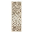 thumbnail image 2 of Unique Loom Outdoor Modern Collection Area Rug (2' x 6' 1" Runner Cream/Beige), 2 of 6