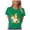 Green, variant on Gnome T-Shirt for Women Floral Graphic Tees Cute Gnome Short Sleeve Tee Tops 2026 Summer (Light Pink, 3XL)
