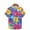 #81-Multicolor, variant on Ceisia Men's Tropical Floral Print Hawaiian Shirt Relaxed Fit Short Sleeve Button Down Vacation Camp Top Multicolor M Gifts for Father