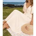 thumbnail image 4 of Summer Dress for Women Womens Spring Dresses 2026 Casual Short Sleeve V Neck Drawstring Wedding Guest Maxi Dresses Boho Beach Long Dress, 4 of 6