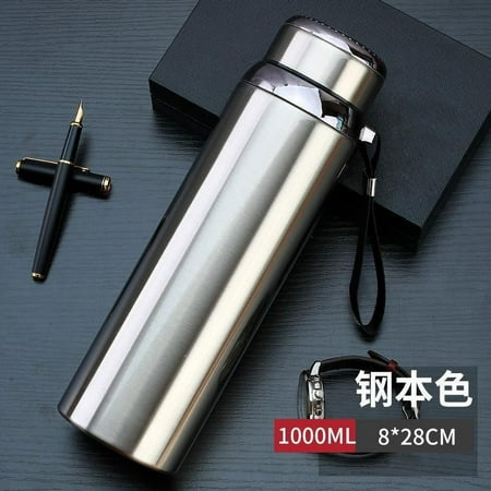 

Stainless Steel Vacuum Bottle with Hanging Rope Vacuum Insulated Metal Bottle