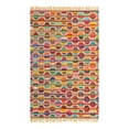 thumbnail image 3 of Unique Loom Chindi Trellis Collection Area Rug - Candy (5' 1" x 8' Rectangle Multi/Beige), 3 of 7